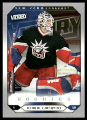 Henrik Lundqvist #288 Hockey Cards 2005 Upper Deck Victory Prices