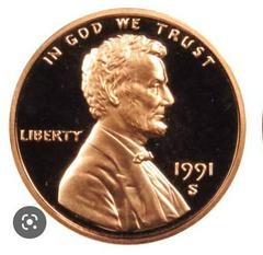 1991 S [PROOF] Coins Lincoln Memorial Penny Prices