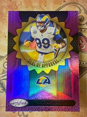 Aaron Donald [Purple] Football Cards 2022 Panini Certified Seal of Approval Prices