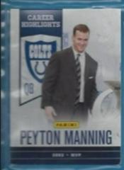 PEYTON MANNING #4 Football Cards 2012 Panini Super Bowl XLVI Career Highlights Prices
