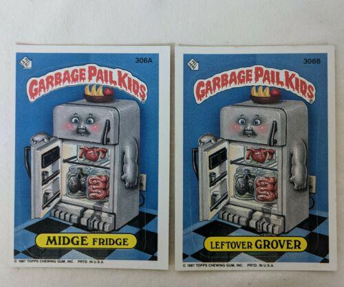 Leftover GROVER #306B 1987 Garbage Pail Kids