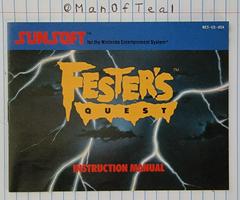 Manual  | Fester's Quest NES