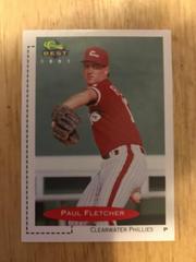 Paul Fletcher #111 Baseball Cards 1991 Classic Best Prices