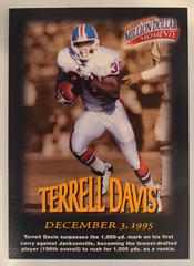 Terrell Davis #18 Football Cards 1997 Fleer Million Dollar Moments Prices