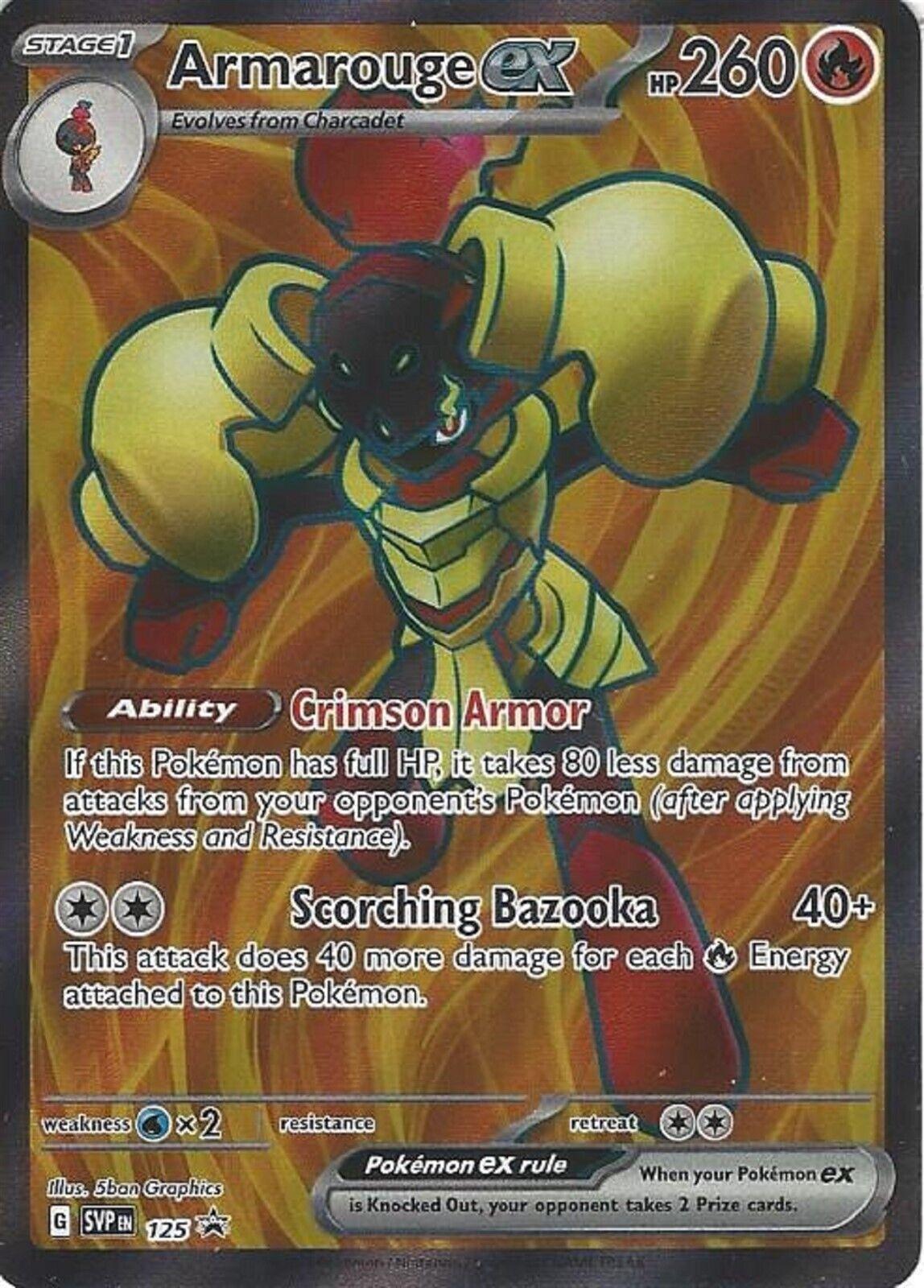 Armarouge Ex #125 Pokemon Promo