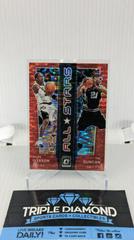 Allen Iverson, Tim Duncan [Red Pulsar] #15 Basketball Cards 2021 Panini Donruss Optic All Stars Prices