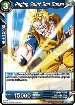 Raging Spirit Son Gohan BT2-039 Dragon Ball Super Union Force