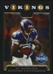 Adrian Peterson #TC133 Football Cards 2008 Topps Chrome Prices