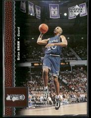 Brian Shaw #89 Basketball Cards 1996 Upper Deck Prices