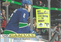 Brock Boeser #C76 Hockey Cards 2019 Upper Deck Canvas Prices
