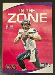 Russell Wilson [In the Zone] Football Cards 2020 Panini Score in the Zone Prices