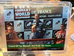 French GP/1st: Mansell 2nd: Prost 3rd: Senna #106 Racing Cards 1992 Grid F1 Prices