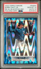 Bobby Witt Jr. [Blue RayWave] #RA-BW Baseball Cards 2022 Topps Chrome Rookie Autographs Prices