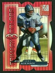 Troy Aikman [Red] Football Cards 1999 Panini Donruss Elite Primary Colors Prices