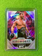 Stipe Miocic [Silver] #2 Ufc Cards 2021 Panini Prizm UFC Fireworks Prices