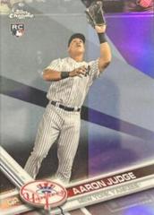 Aaron Judge [Catching Refractor] #169 Baseball Cards 2017 Topps Chrome Prices