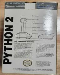 Back Of Box | Quick Shot Python 2 Deluxe Digital Joystick NES