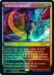 Expressive Iteration [Promo Foil] Magic Strixhaven School of Mages Prices