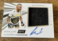 Alexander Volkanovski Ufc Cards 2021 Panini Immaculate UFC Premium Memorabilia Autographs Prices