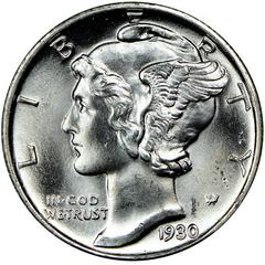 1930 Coins Mercury Dime Prices