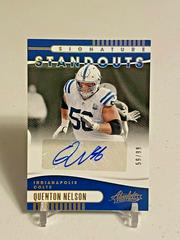Quenton Nelson Football Cards 2019 Panini Absolute Signature Standouts Prices