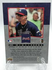 Back Of Card | Chipper Jones Baseball Cards 2008 Upper Deck Timeline