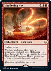 Maddening Hex #32 Magic Adventures in the Forgotten Realms Commander Prices