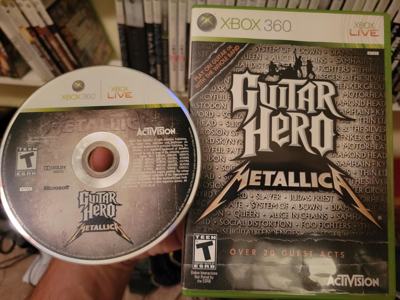 Guitar Hero Metallica Item And Box Only Xbox 360