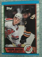 Aaron Broten #180 Hockey Cards 1989 Topps Prices