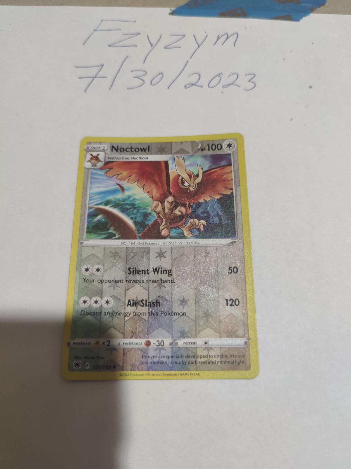 Noctowl [Reverse Holo] Ungraded Pokemon Astral Radiance