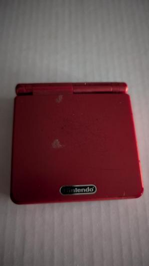 Red Gameboy Advance SP photo