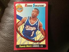 Travis Mays #5 Basketball Cards 1991 Fleer Rookie Sensations Prices