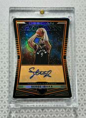 Serge Ibaka [Orange] #GA-SIB Basketball Cards 2018 Panini Obsidian Galaxy Autographs Prices