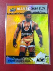 Powerhouse Hobbs [Orange Yellow] Wrestling Cards 2022 Upper Deck Allure AEW Color Flow Prices