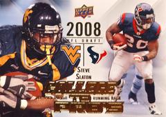 Steve Slaton #CTP-SL Football Cards 2009 Upper Deck Rookie Exclusives College to Pros Prices