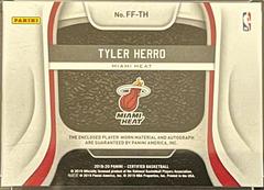 Back Of The Card | Tyler Herro Basketball Cards 2019 Panini Certified Freshman Fabric Signatures