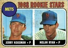 Mets Rookie Stars [Nolan Ryan] #177 Baseball Cards 1968 Topps Prices