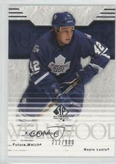 Kyle Wellwood Hockey Cards 2003 SP Authentic Prices