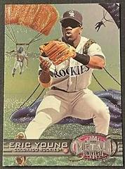 Eric Young #79 Baseball Cards 1997 Metal Universe Prices
