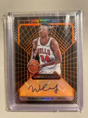 Wendell Carter Jr. [Orange] #MA-WCJ Basketball Cards 2018 Panini Obsidian Matrix Autographs Prices
