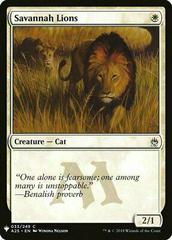 Savannah Lions Magic Mystery Booster Prices
