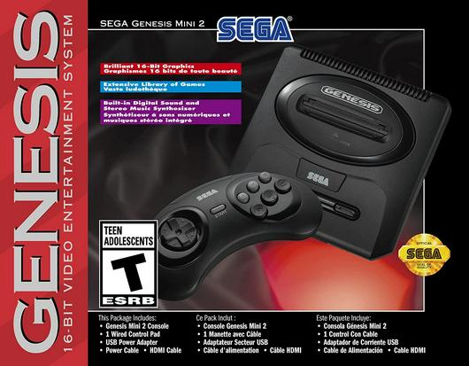 Sega Genesis Mini 2 Cover Art