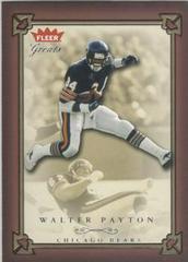 Walter Payton Football Cards 2004 Fleer Greats of the Game Prices