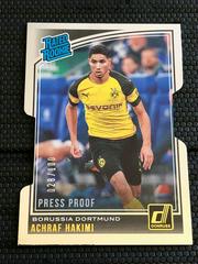 Achraf Hakimi [Press Proof Die Cut] #181 Soccer Cards 2018 Panini Donruss Prices