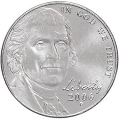 2006 P Coins Jefferson Nickel Prices