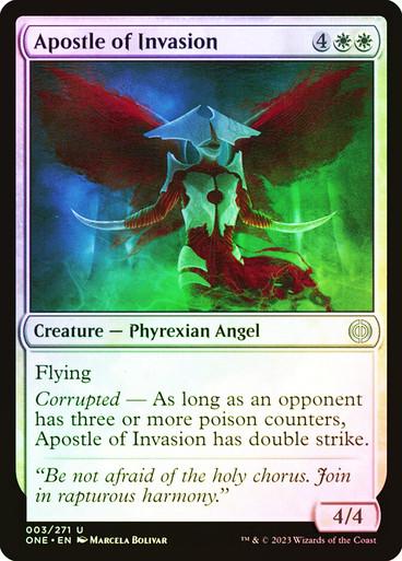 Apostle Of Invasion [Foil] #3 Magic Phyrexia: All Will Be One