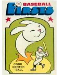 Cork Center Ball Baseball Cards 1974 Fleer Baseball Firsts Prices