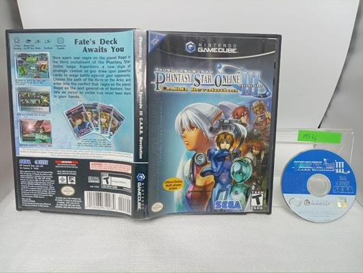 Phantasy Star Online III Card Revolution | Item and Box only | Gamecube