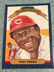 Tony Perez [Diamond Kings] #15 Baseball Cards 1986 Donruss Prices