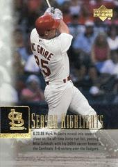 Mark McGwire [Exclusives Silver] Baseball Cards 2001 Upper Deck Prices